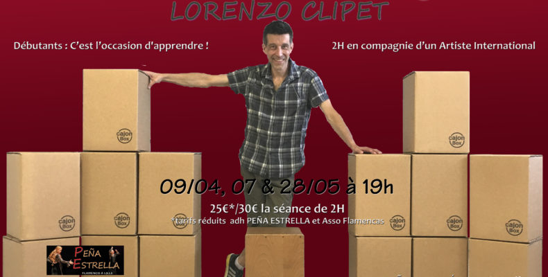 ATELIER CAJÓN Flamenco lille Hauts de france nord pas de calais picardie
