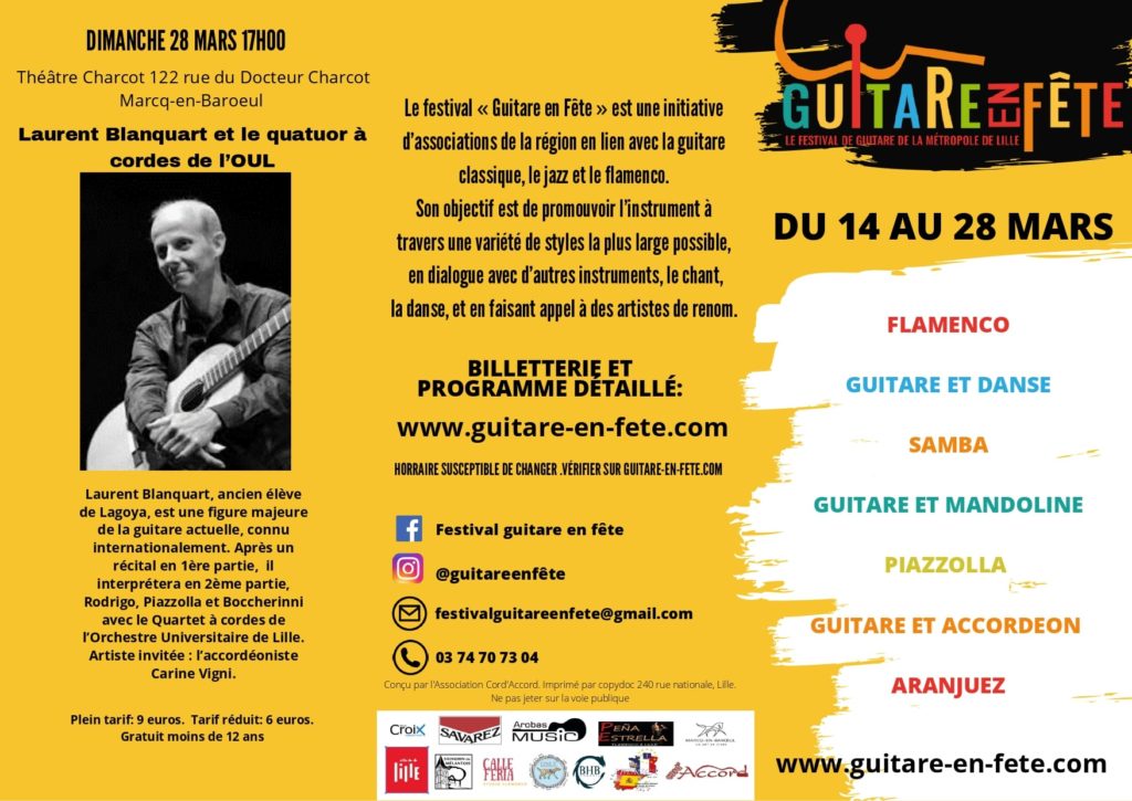 Flamenco Lille Peña Estrella partenaire Guitare en Fête