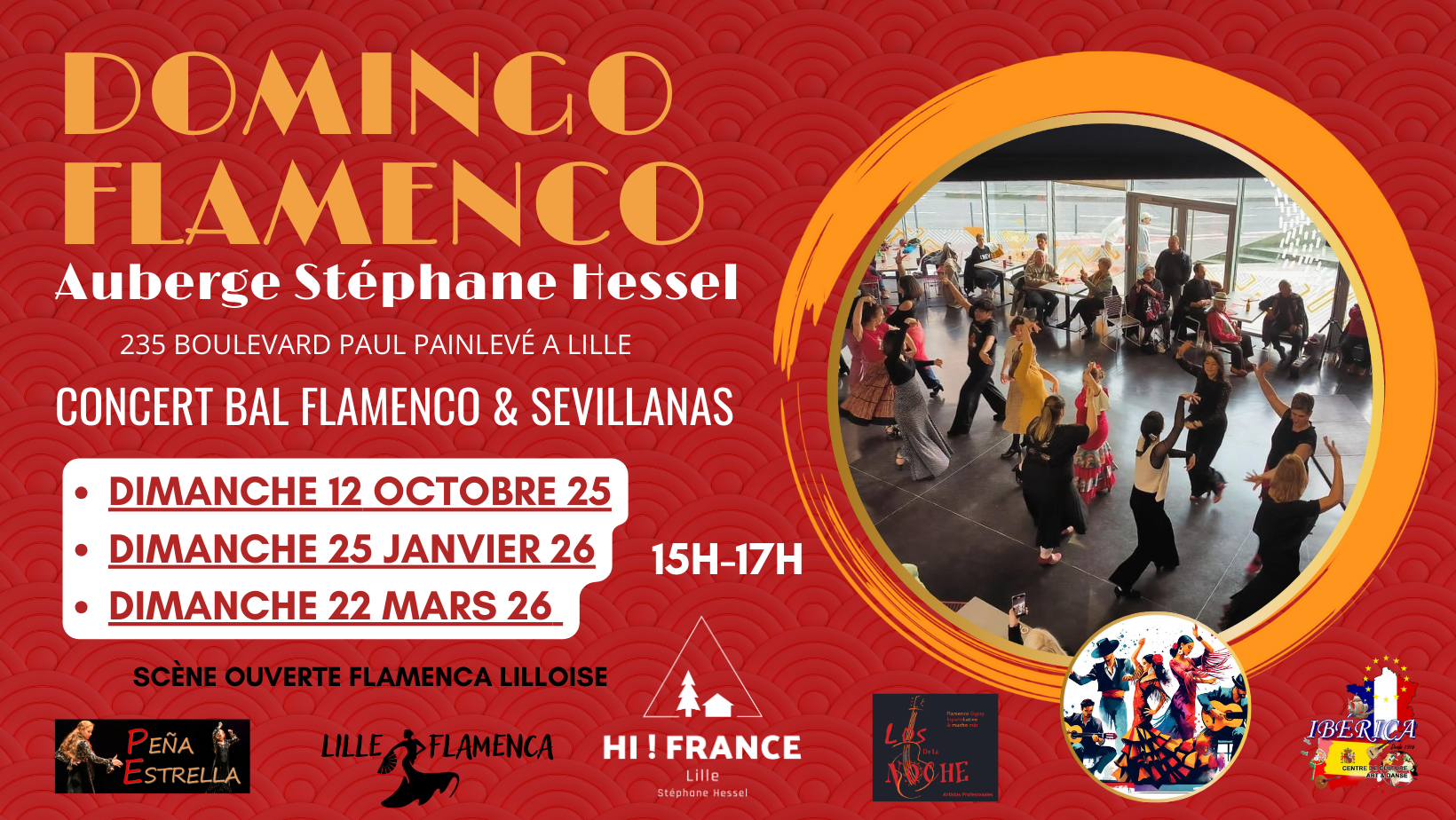 LILLE FLAMENCA FESTIVAL avec notre évènement « DOMINGO FLAMENCO » !