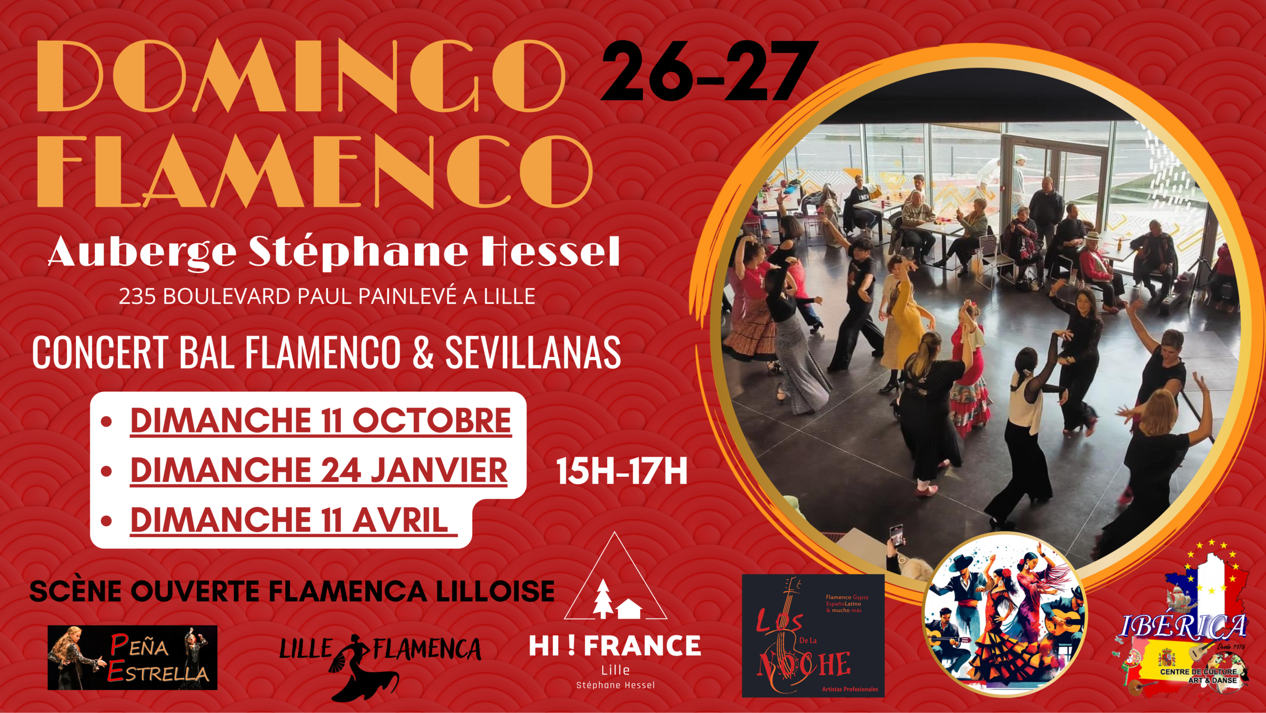 DOMINGO FLAMENCO 26-27 : LILLE FLAMENCA FESTIVAL les 11/10, 24/01 et 11/04